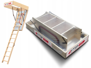 Podkrovné schody - Loft 4STEP: 120x70 0,55W 76mm EXTREME!