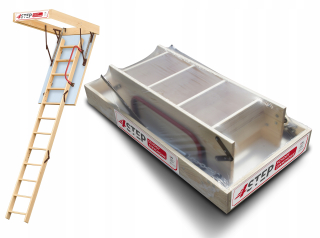 Podkrovné schody - EXTRA loft 46mm 120x60 60x120 + ZADARMO!