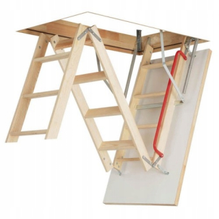 Podkrovné schody - Podkrovné schody OLE 70x120 FAKRO nohy, poklop LWK