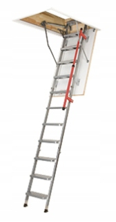 Podkrovné schody - Fakro LML LUX 86x130 / 305 cm schody
