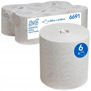 Držiak na toaletný papier - Scott Essential 6691 papierová utierka 6x350 m