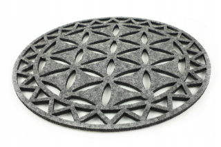Podložka na stôl -  Felt Serve - Mountain Rosette Priemer 10 cm