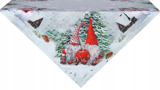 Behun na stol - Tread odtiene šedej, viacstorivo 85 x 85 cm