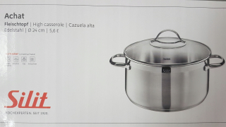 Hrniec, kastrol - Silit ACHAT Pot s krytom 24cm 5.6l