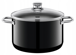 Hrniec, kastrol - Bahno hrniec Essential 6,4l ⌀24 cm čierny