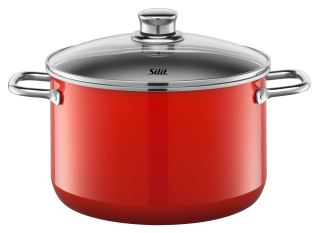 Hrniec, kastrol - Bahno hrniec Essential 6,4L ⌀24 cm červená