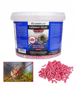 Silné jedovaté potkany myši patenrat peleta 1 kg