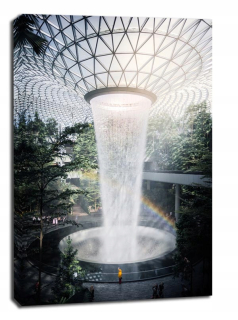Singapur, Changi a - obrázok na plátne
