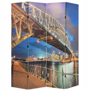 Skladacia zástena, 160x170 cm, motív Portoweg Bridge