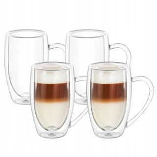 Wilmax England poháre na kávu a čaj 250 ml 4 ks.