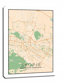 Farebná mapa - obrázok na plátne