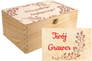 Krabica organizátora gravírovania darčekov