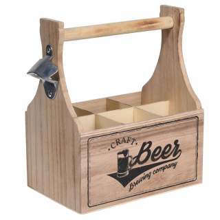 Stojan na víno - Box fliaš s pivom otváračom 1 _______