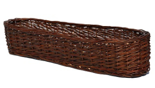 Stojan na kvety - Kvetinové sadenice prútia box 102cm