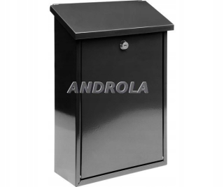 Poštová schránka - Box na 400x250x100mm čierny Vorel 78570