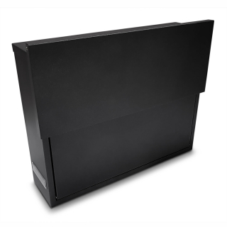 Poštová schránka - Box na Obdĺžnikový Zoznam Black Matt 3kc