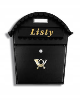 Poštová schránka - Letterbox čiapka, čierna dekorácie 1 Samuel