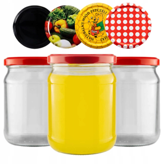 Sklenené poháre s bimberovými vekami 520 ml 80 kusov