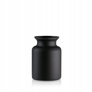 Váza 35075 Black Mat Glass 12 x 20 cm