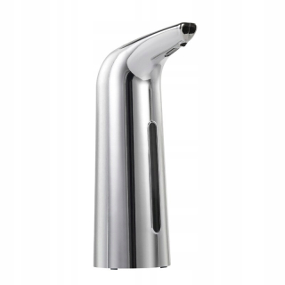 Dávkovač mydla - Striebro 400 ml automatického mydlového dávkovača pre podcz