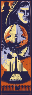 Star Wars plagát Star Wars Part III s filmom bez rámu 53 x 158 cm