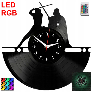 Hodiny - Star Wars LED Nástenné hodiny Plate Vinyl
