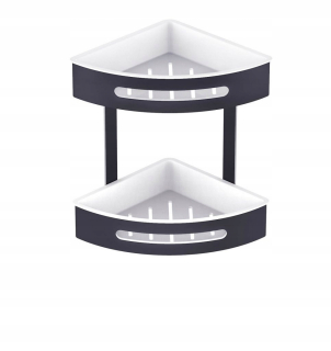 Dvojitý kôš Stella 16,072-B čierny