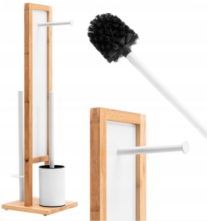 Držiak na toaletný papier - WC 3in1 White White Rea toaletný stojan na papier