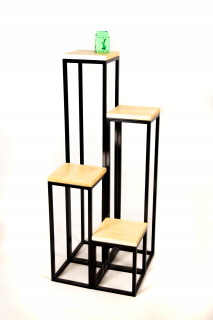Stojan na kvety - Stojan kvety hrnce kvetinové loft set