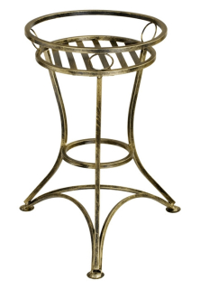 Stojan na kvety - Flower stand záhon - zlatá 50cm