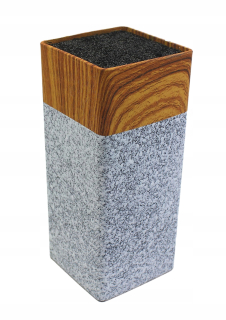 Elitehoff nôž stojan 22 cm biely plast