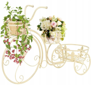 Stojan na kvety - Stojan bicykel bicykel stojan kovový flowerbed vintag