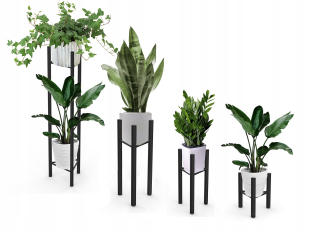 Stojan na kvety - Kvety stojany set kvetinový stojan loft p