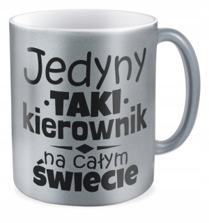 Gadget - Strieborný hrnček BOSS, jedinečný darček