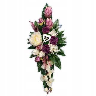 Grave Headress, zloženie dosiek, cintorín 90 cm