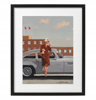 Letná štúdia dňa, Vettriano J. Plagát v rámci