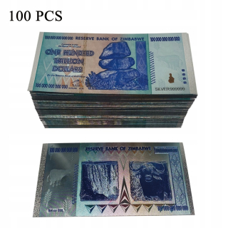 Štýl 100 rh Zimbabwe si všimne sto biliónov pre