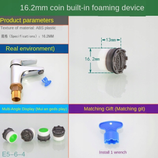Štýl 16,2 mm kuchynský kohútik s pozadím
