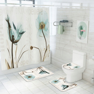 Štýl 4 PCS-488 Tlačená toaleta set s