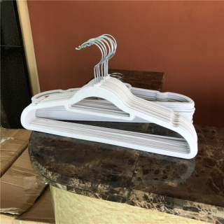 Vešiak - Štýl 42 cm bielych-20 kusov Akssa Clothes Havels