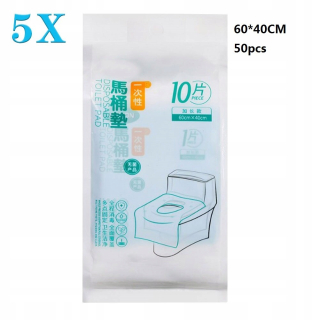WC doska - Štýl 50PCS ks Jednorazové sedadlo na toaletný papier