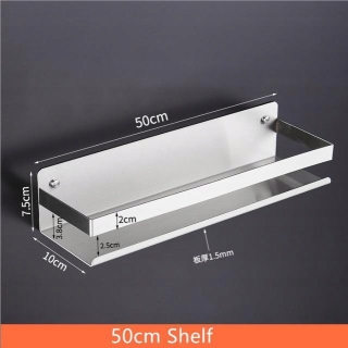 Štýl 50 cm kúpeľňová polica štvorcová police rohové police