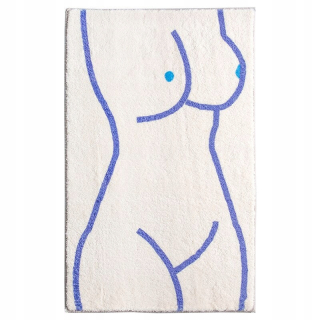 Štýl 60x90cm prsia tlačené chenille stierač D