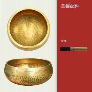 Štýl 8,5 cm Nepál ručne vyrobený Tibet Buddha Misk