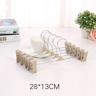 Vešiak - A-khaki štýl 20 PC nastaviteľný plastový počítač vie