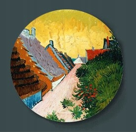 AS43X 10 -inch štýl (25,5 cm) nástenná doska