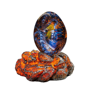 Štýl B-ZH Realistická láva Dragon Egg Ornament