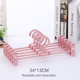Vešiak - C-Pink Style 20 PC nastaviteľné plastové WI
