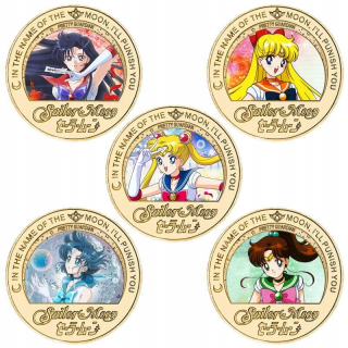 Štýl nových 5 dizajnov Tsukino-Uagi Sailor-Moon