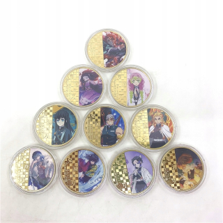 Štýl DS Coin-10 kusy Ppkemon Saint Seiya One Pi